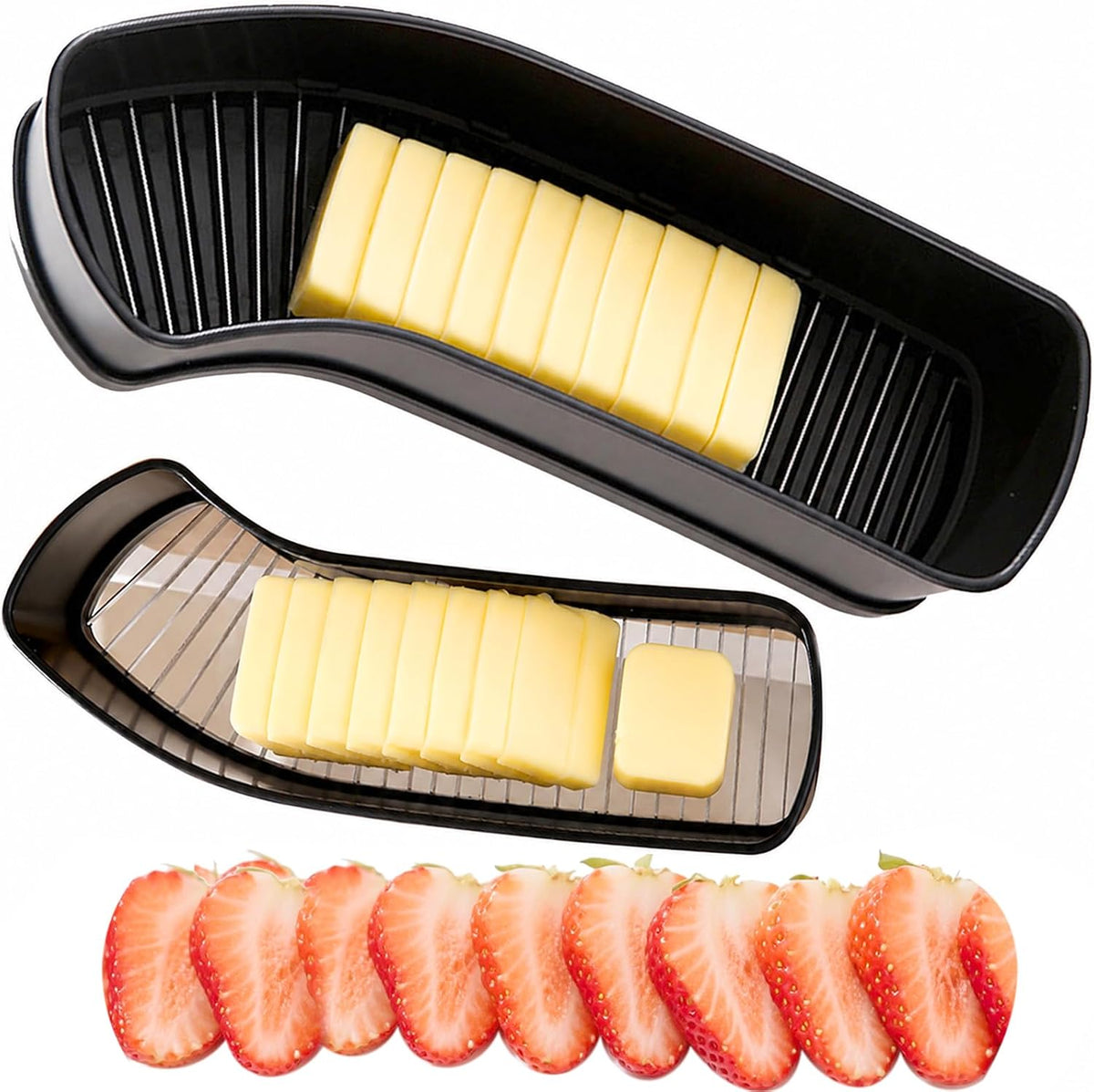 Extra Large Cheese Slicer Butter Cutter, 304 Stainless Steel Blades
