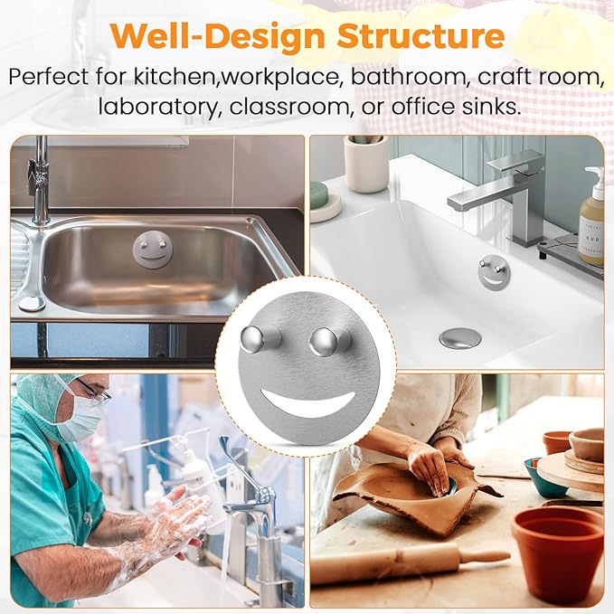 Semcide Sponge Holder, Stainless Steel Sink Caddy w/Suction Cup Installation, Sponge Organizer for Kitchen/Bathroom Sink, Self Draining, Dishwasher Safe for Holding Sponges, Silver(2-Pack)