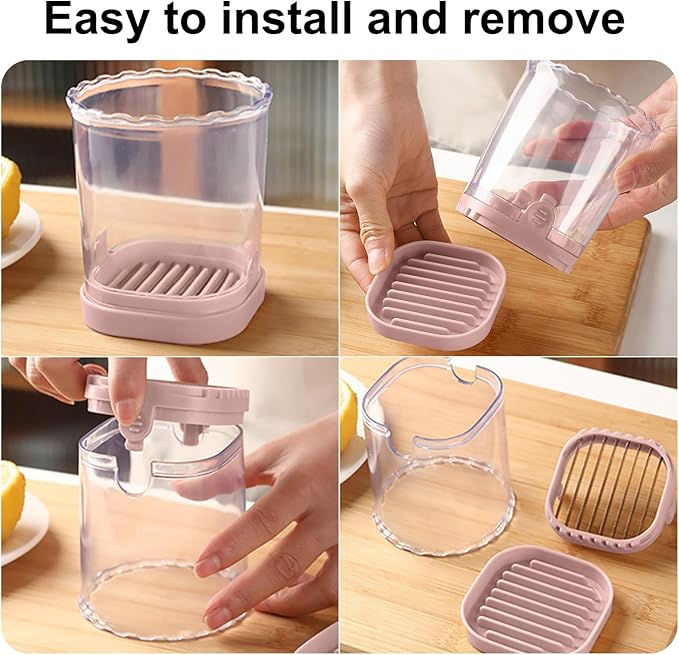 Fruit Slicer Cup: Strawberry Slicer, Strawberries Cutter Cup, Speed Cutter for Banana Grape Egg Kitchen Portable Slicing Tool(Pink)