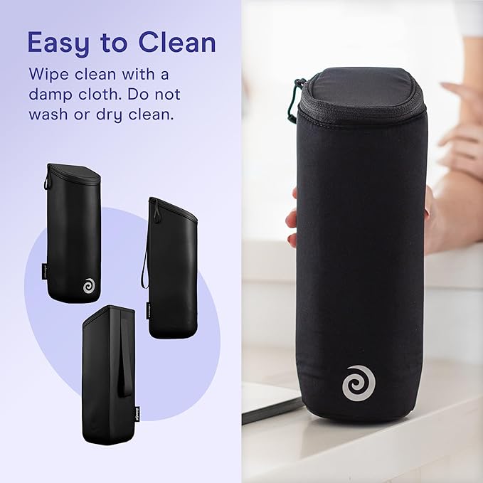 BlendJet Jetsetter Protective Insulated Sleeve - Water-Repellent Materials for Hours of Insulation - Durable, Sleek & Functional with Built-In Wrist Strap for Travel
