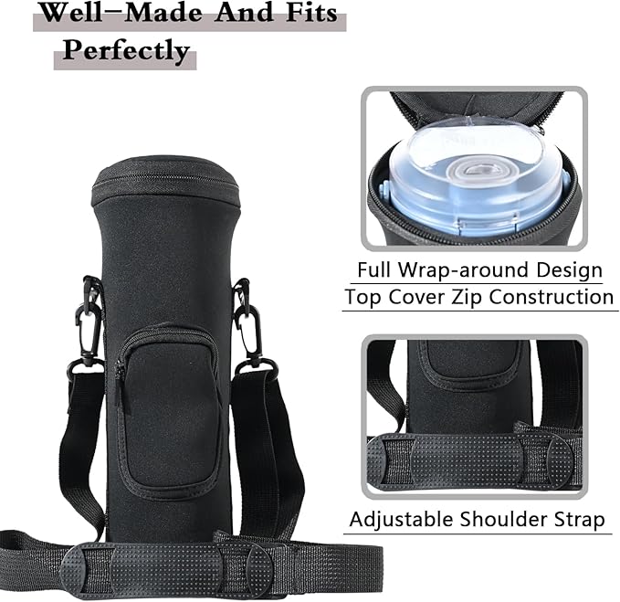 Portable Blender Storage Bag Sleeve for Nj Blast Portable Blender with Shoulder Strap and Accessory Pocket compatible with BC151NV/BC151BK/BC51NV/BC151CR/BC151EM 18oz Blast Blender