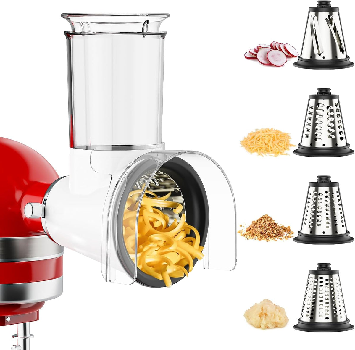 Cheese Grater Attachment for KitchenAid, Large Cheese Grater