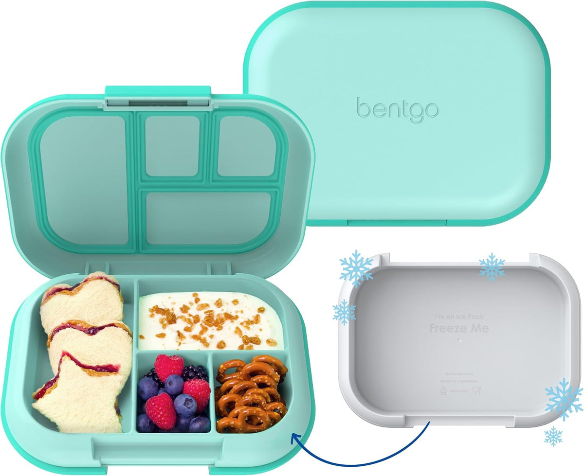 Chill Kids 4-Compartment Bento Box Leakproof Lunch Box
