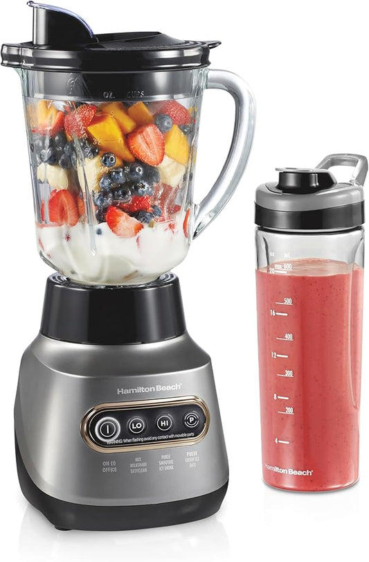 Hamilton Beach Wave Action Blender for Smoothies, 58181