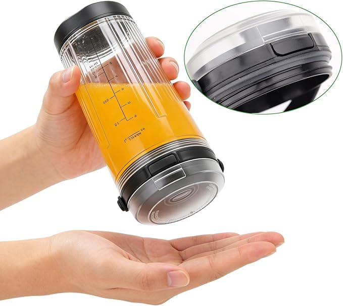 Sip Lid with Carry Handle Compatible with Ninja Blast Portable Blender BC100 & BC151 Series Cups 18 Oz Blending Vessel, Sip Seal Spout Lids, Dishwasher Safe, Leakproof Lid Accessories,