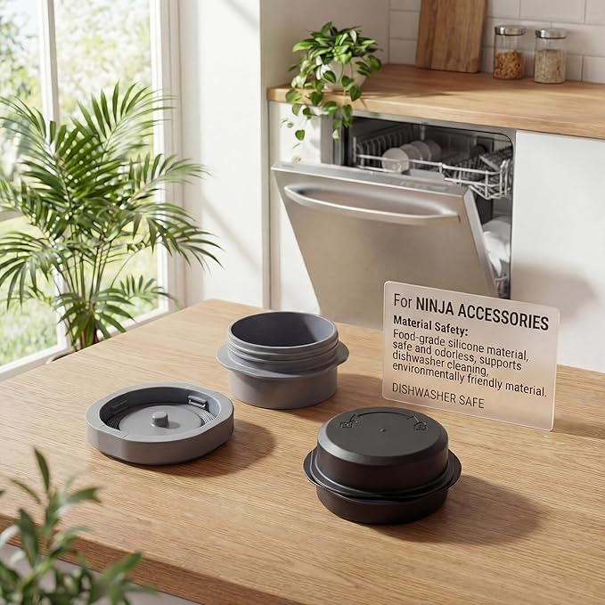 Accessories for Ninja Blast, 2-in-1 Portable Lid & Blade Cover Set Leakproof Dishwasher Safe Replacement Lids, Compatible for Ninja Blast Personal Blender BC100, BC151, CL155 Series