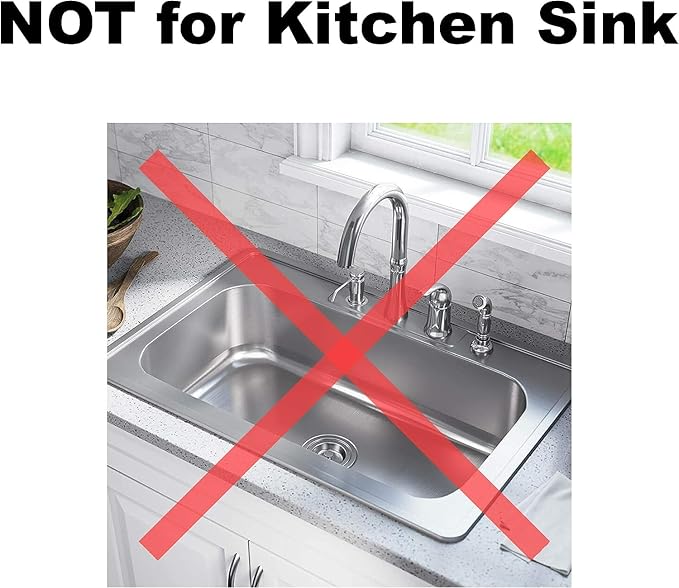 4 Pcs - Bathroom Sink Strainers and Stopper Plug (Use Separately) - 2.125" Top / 1" Basket, Stainless Steel Strainers and Rubber Plug Stopper for Standard Bathroom, Utility, Slop and RV Sink.