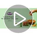 VeggiChop Hand-Powered Food Chopper (Arugula), 5.5" x 5.5" x 5"