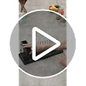 Small Dish Drying Rack - Compact Dish Rack for Kitchen Counter with Silicone Dish Drying Mat, Stainless Steel Dish Drainer for Kitchen Sink Cabinet, Space Saving Plate Rack Cutlery Holder