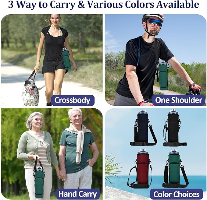 Storage Sleeve Bag for Ninja Blast Max Portable Blender with Shoulder Strap and Accessory Pocket compatible with BC251NV/BC251IV/BC251GY/BC251MT/BC251PK/BC251LD/BC251SL, 22 oz (Dark green)