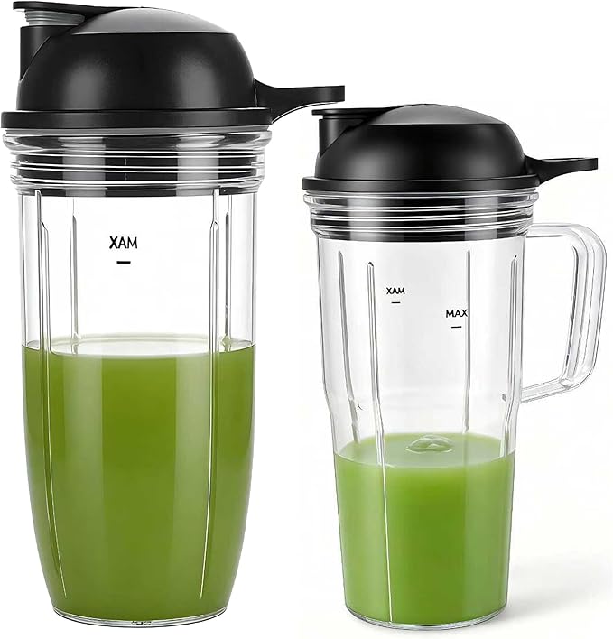 Replacement Combo Easy Twist Extractor Blade with32oz,24oz handle cup with to go lid, Compatible with nutribullet Full-Size Blender Combo 1200W:NBF50500/NBF50500IN/NBF50500AK/NBF50500AW