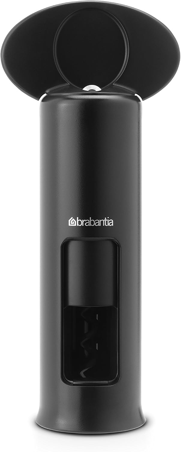 Brabantia Classic Corkscrew Bottle Opener - Black, 7" h