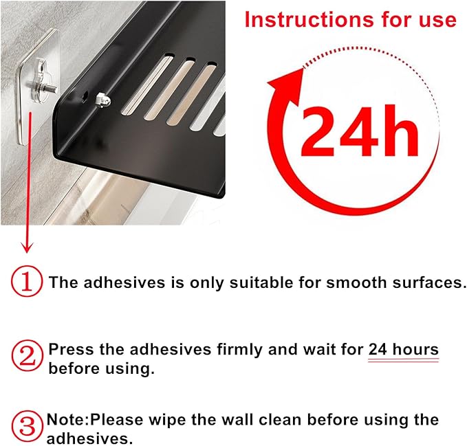 ROYALITA 17 Inch Acrylic Bathroom Shelf Organizer Over The Faucet, Over The Sink Shelves Bathroom Rack Over Faucet Countertop Organizer Kitchen Above Sinks Drain Shelf