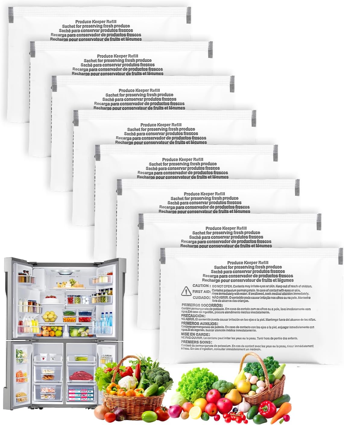 8 PK-1 Produce Saver Fit for Frigidaire Pure Air Produce Keeper