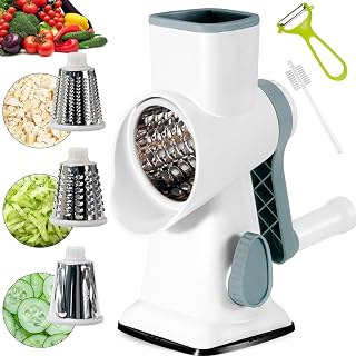 Rotary Cheese Grater Multi-Purpose Stainless Steel Cheese Shredder
