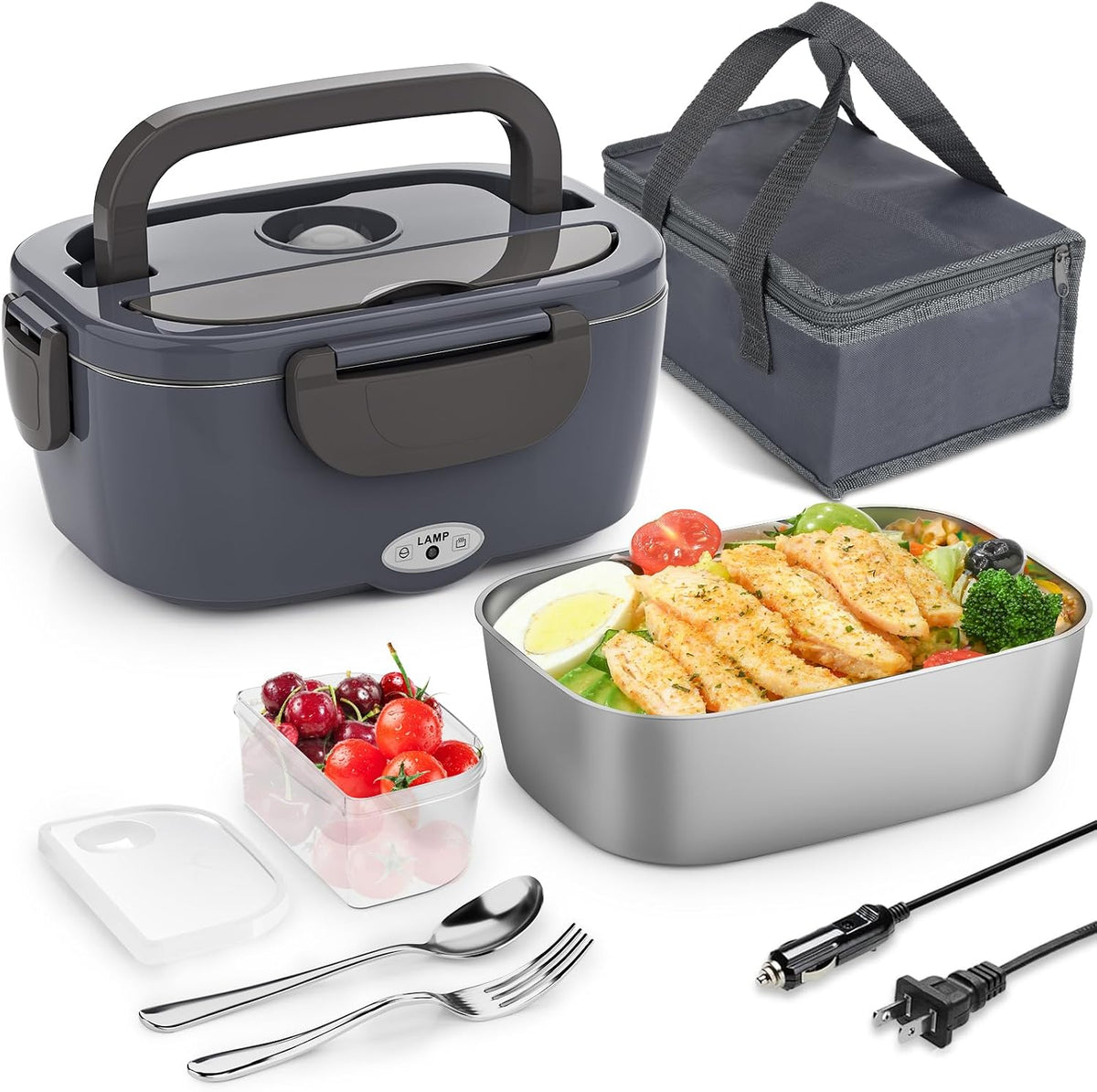 1.5L Electric Lunch Box, Heated Lunch Box Food Warmer for Adults