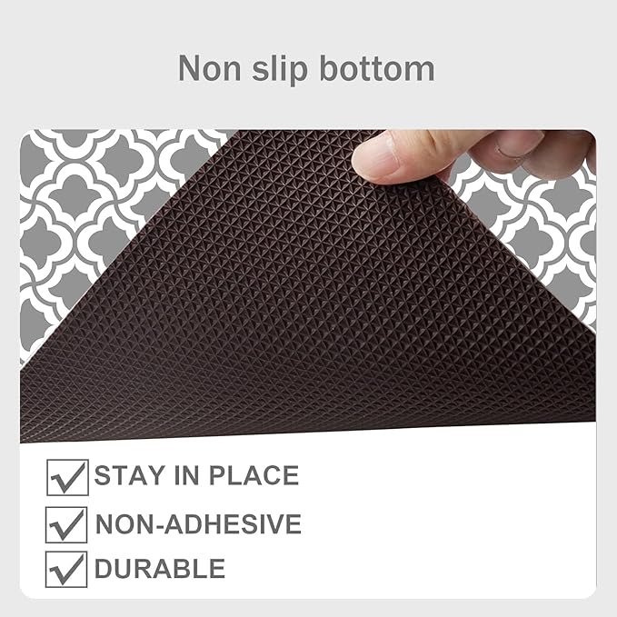 Under The Sink Mat, 24 X 36 in, Durable Premium Mats Protect Kitchen and Bathroom Cabinets (Grey2)