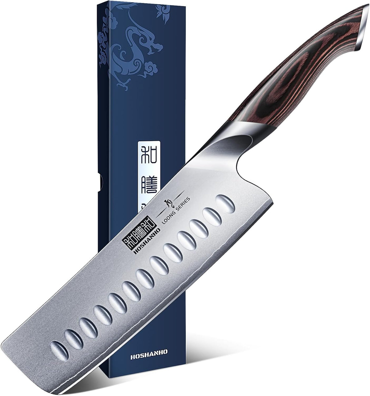 7 Inch Nakiri Knife, Ultra Sharp Japanese Kitchen Chef Knife