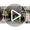 Lazy Susan Medicine Bottle Organizer for Cabinet 2 Tier Clear
