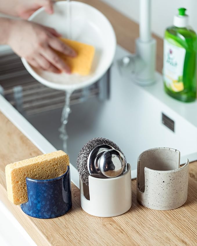 Zoeeker Kitchen Sponge Holder, Blue