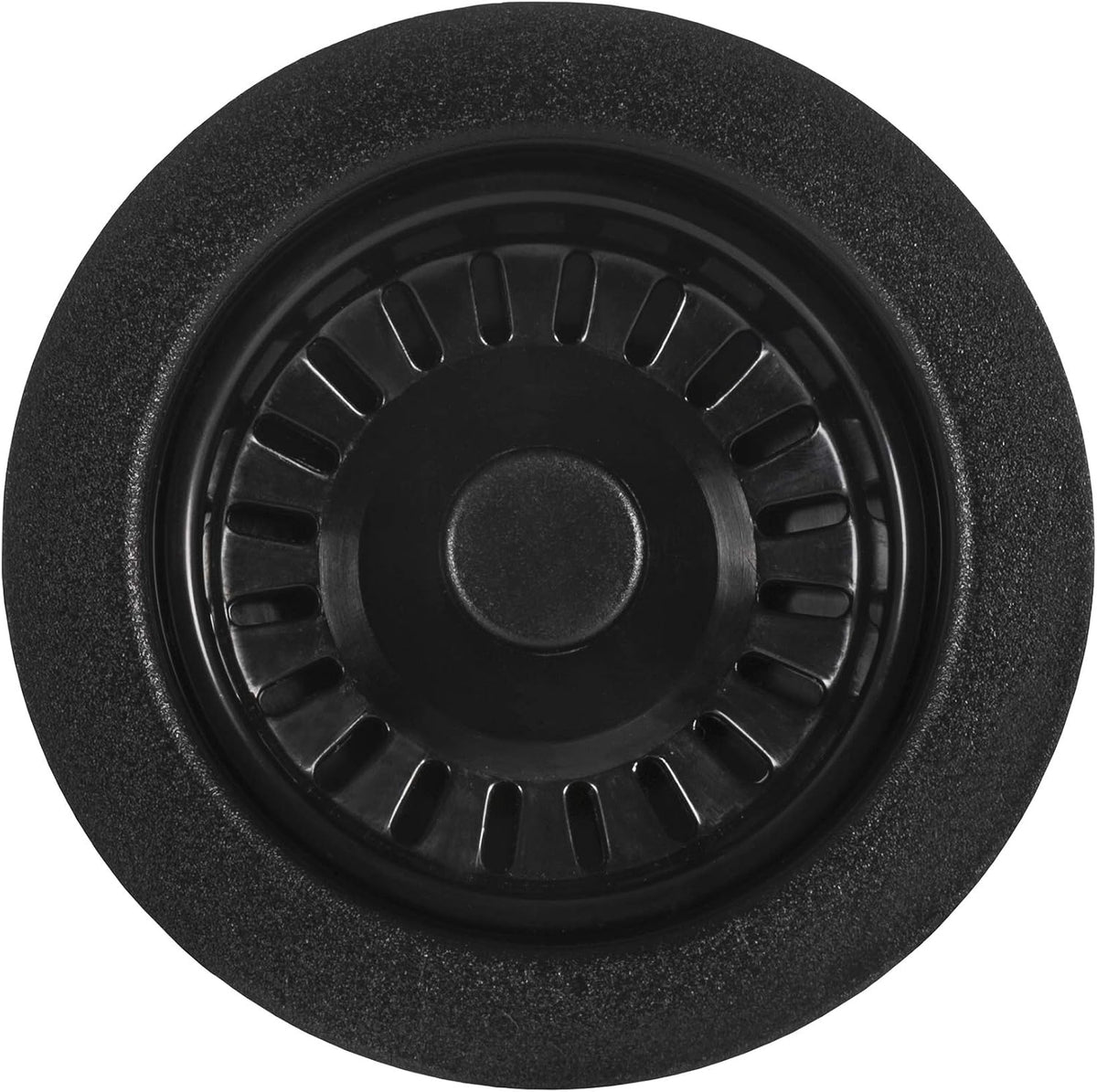 Ruvati Kitchen Sink Basket Strainer, Matte Black - RVA1038BL