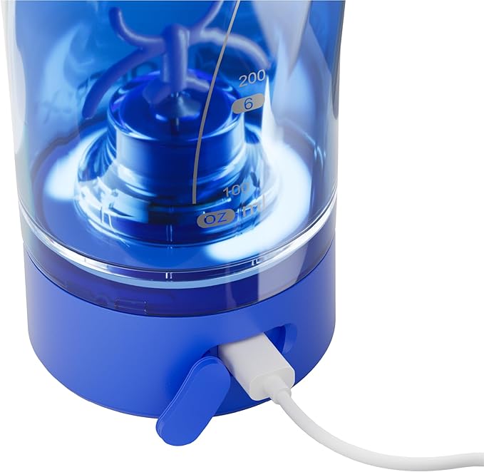 VOLTRX VortexBoost Electric Shaker Bottle, USB C Rechargeable Protein Shake Mixer, Shaker Cups for Protein Shakes and Meal Replacement Shakes, BPA-Free, Made with Tritan, Aurora Teal, 24oz