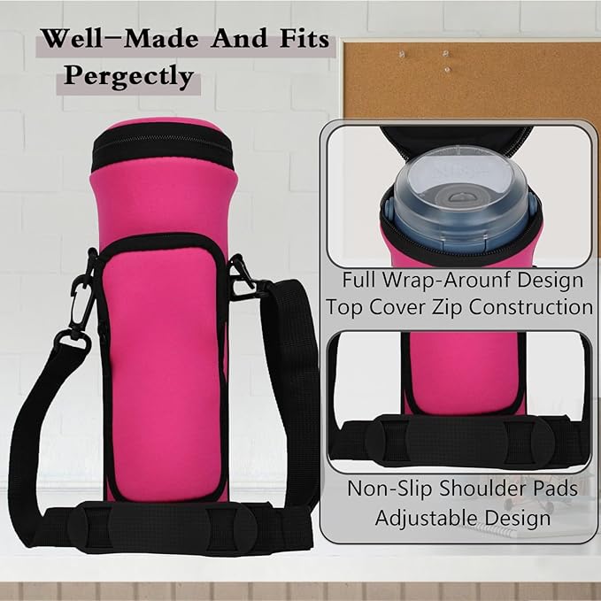 Portable Blender Storage Bag Sleeve for Nj Blast Portable Blender with Shoulder Strap and Accessory Pocket compatible with BC151NV/BC151BK/BC51NV/BC151CR/BC151EM 18oz Blast Blender