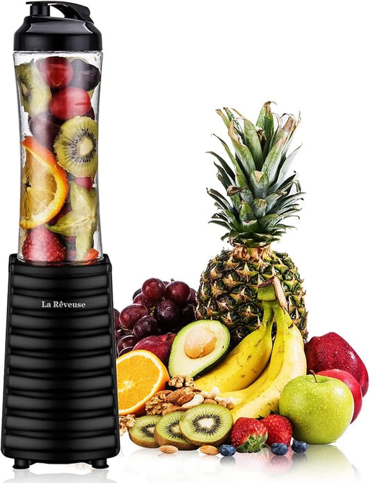 La Reveuse Smoothies Blender 300 Watt with 18 oz BPA-free Portable Travel Sports