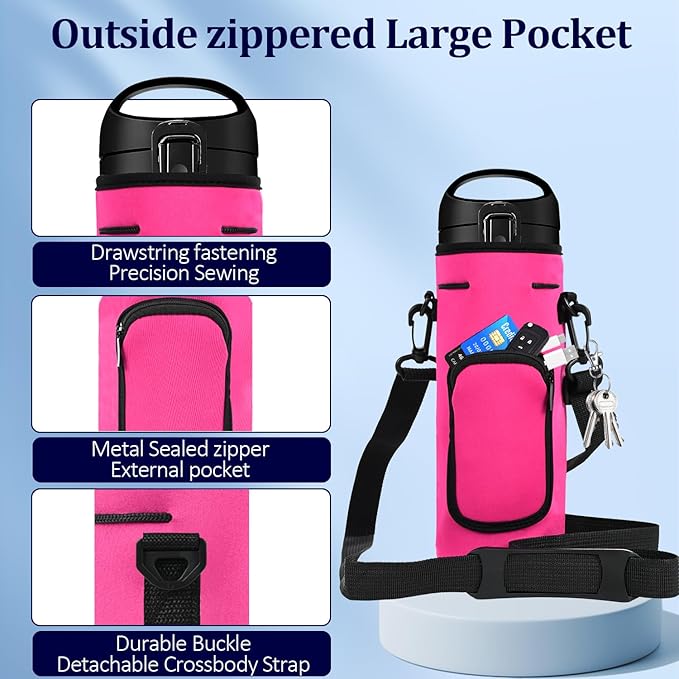Portable Blender Carrying Case Bag for Magic Bullet Portable Blender (MBPB50100 MBPB50100W MBPB50100FP MBPB50100AK), Storage Sleeve Bag for blender with Shoulder Strap and Pocket (Red)