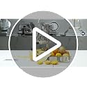 Multifunctional 4in1 Manual Vegetable slicer Citrus Squeezer Juicer Machine AIO Stainless Steel French Fry Cutter Potato Slicer (Sliver, Squeezer & 1/2 3/8 1/4 Blade)