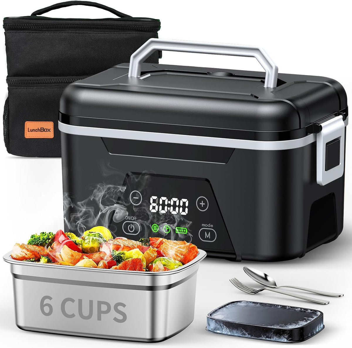 2026 Upgraded Cordless Electric Food Warmer Lunch Box