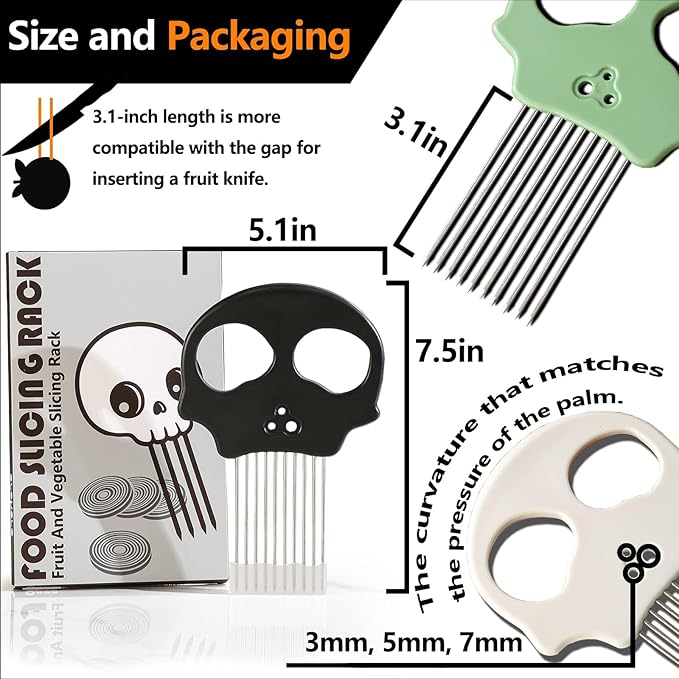 Stainless Steel Onion Cutter & Egg Slicer – Multi-Function Vegetable Cutter and Herb Stripper for Avocados, Tomatoes, and Potatoes (Green)
