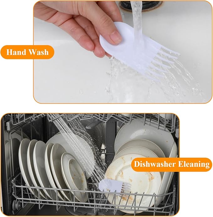 4pcs Vegetable Chopper Cleaning Tool Fork, Salad Onion Chopper Cleaning Tools, Salad Tool Vegetable Cleaner Comb, for Most Fruit Vegetables Choppers
