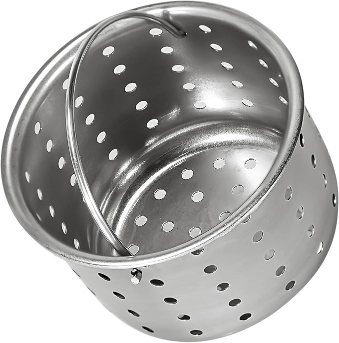 Deep Sink Strainer Basket – Fits Standard 3-1/2" Kitchen Drains – Stainless Steel Removable Strainer with 30 Disposable Mesh Bags – Makes Cleaning Food Debris Quick & Easy