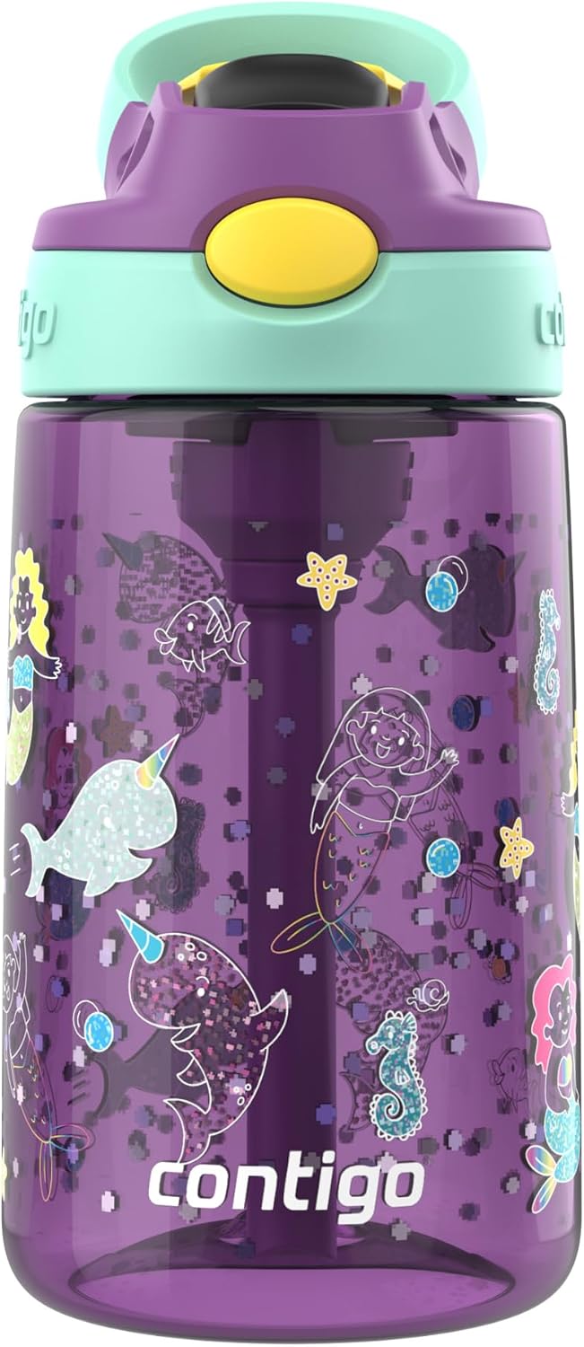 Kids Redesigned AUTOSPOUT Straw Water Bottle, 14oz