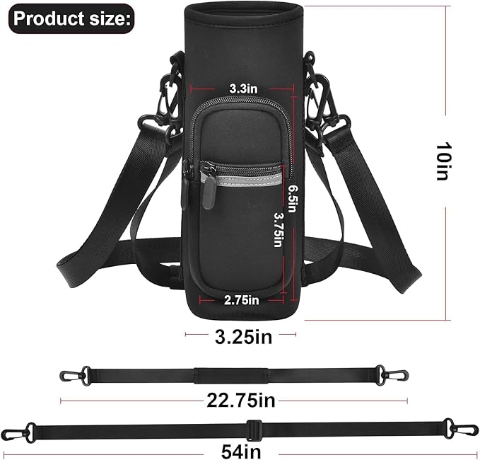 SAIKA Personal Blender Bag for Ninja Blast Max BC251/ BC151, Portable Cordless Blender Carrying Case with Reflective Strip, Shoulder Strap, Handle and Accessories Pocket (Cover Only)