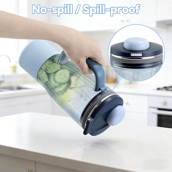 2 PCS Seal Replacement for Ninja BlendBOSS Personal Smoothie Tumbler, Food-Grade Silicone Gasket Compatible With Ninja BlendBOSS Travel Tumbler, Leak-Proof & Durable