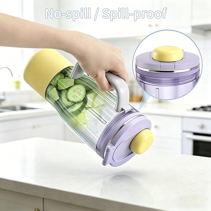 2 PCS Replacement Seal for Ninja BlendBOSS Personal Smoothie Tumbler, Food-Grade Silicone Gasket, Leak-Proof & Durable, Compatible with Ninja Blend BOSS Tumbler (Lavender)