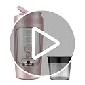 Electric Protein Shaker Bottle, 22oz, USB Rechargeable
