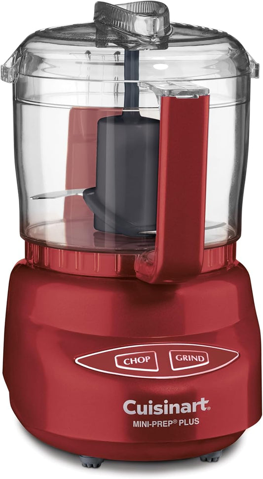 Mini-Prep Plus Food Processor, 24-Ounce Mini Food Processor to Chop Herbs, Red