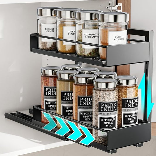 Spice Racks for Inside Cabinet