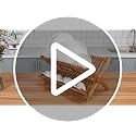 Teak Wood Dish Drying Rack, Foldable Plate Organizer Countertop