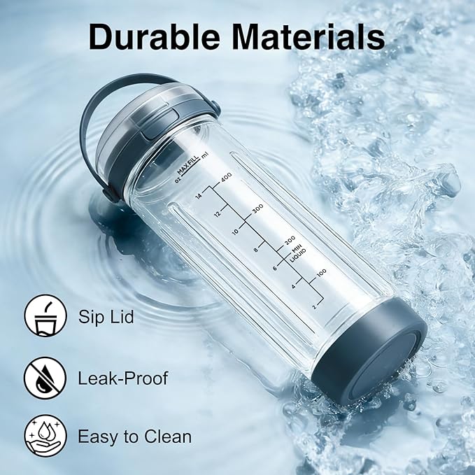 Lid Accessories Compatible with Ninja Blast- Replacement Lid for Ninja Blast Portable Blender 18oz Blending Vessel, Leakproof Sip Seal Spout Lid, Dishwasher Safe & Portable, Blue