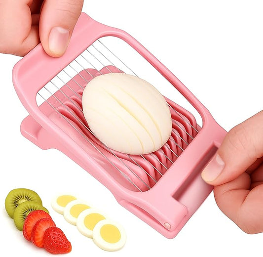 Egg Slicer for Hard Boiled Eggs Egg Cutter Strawberry Dicer for Kitchen Home Use