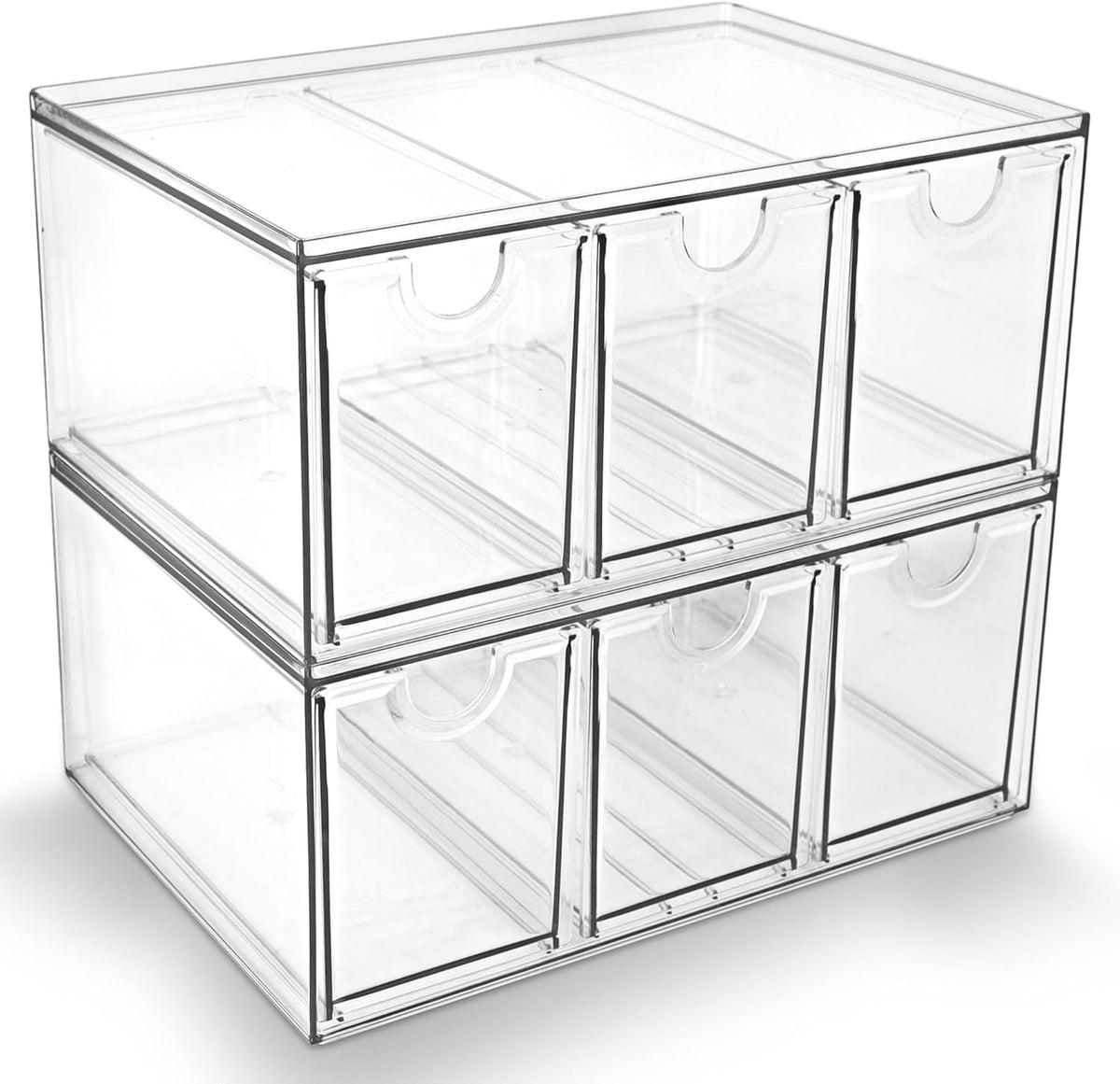 Tea Bag Organizer K Cup Holder Drawer Coffee Pods Storage, 2 Pack