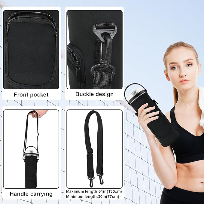 AF-WAN Portable Blender Carry Storage Bag sleeve with Shoulder Strap for Ninja BC151NV/BC51NV/BC151BK/BC151CR/BC151EM/BC151PR/BC151WH 18oz Blast Portable Blender (Black)