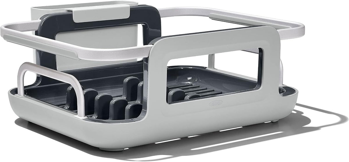OXO Good Grips Extendable Over-The-Sink Aluminum Drying Dish Rack