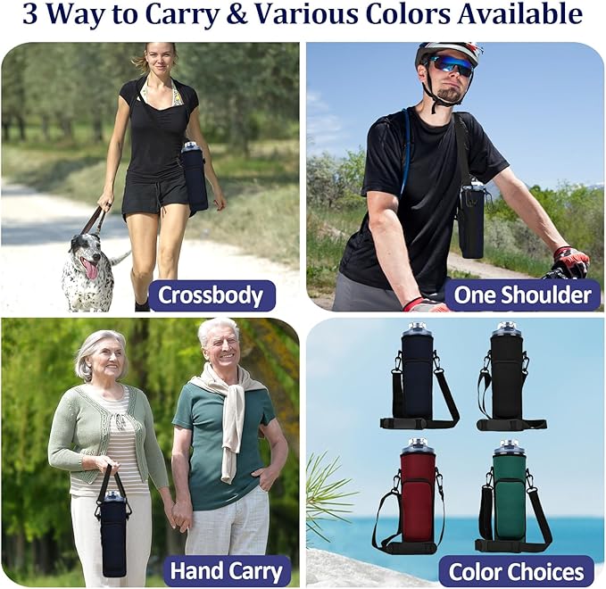 Storage Sleeve Bag for Ninja Blast Max Portable Blender with Shoulder Strap and Accessory Pocket compatible with BC251NV/BC251IV/BC251GY/BC251MT/BC251PK/BC251LD/BC251SL, 22 oz (Navy blue)