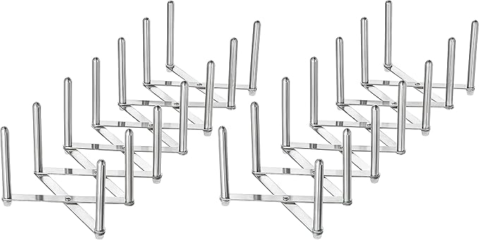 IKEA 701.548.00 Pack of 2 Variera Pot Lid Organizers, Stainless Steel, Adjustable Lenght