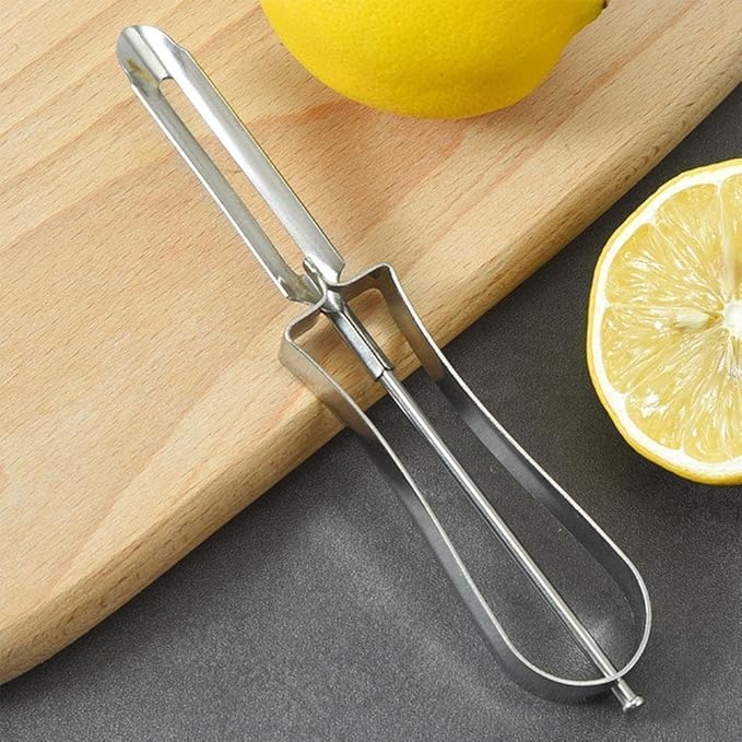 2Pcs Stainless Steel Rotary Peeler Multi-function Peeling Knife,potato Carrot Hand Peeler Food Fruit Vegetable Cutter Kitchen Tools,Home Kitchen Outdoor Peelers Kitchen Utensils and Gadgets